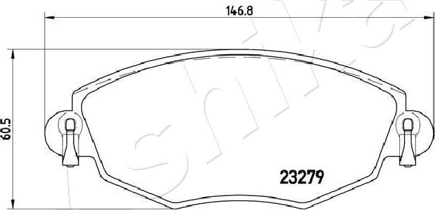 4X4 ESTANFI EST-50-00-0318 - Kit de plaquettes de frein, frein à disque cwaw.fr