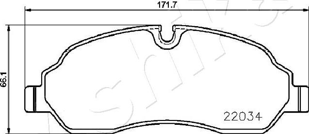 4X4 ESTANFI EST-50-00-0320 - Kit de plaquettes de frein, frein à disque cwaw.fr