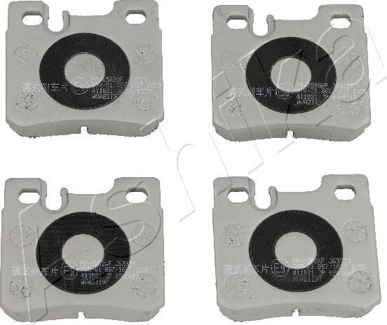 4X4 ESTANFI EST-51-00-0502 - Kit de plaquettes de frein, frein à disque cwaw.fr