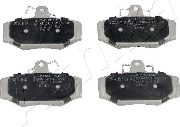 4X4 ESTANFI EST-51-00-0320 - Kit de plaquettes de frein, frein à disque cwaw.fr