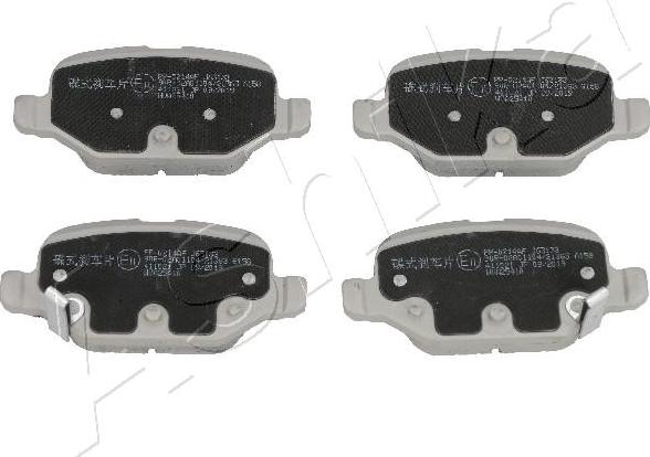 4X4 ESTANFI EST-51-00-0214 - Kit de plaquettes de frein, frein à disque cwaw.fr