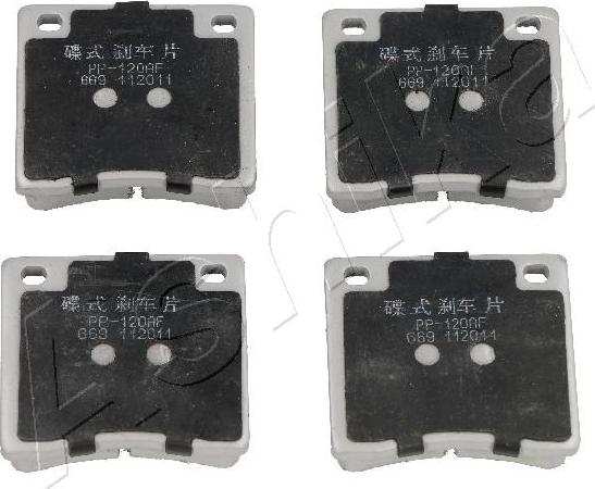 4X4 ESTANFI EST-51-01-120 - Kit de plaquettes de frein, frein à disque cwaw.fr