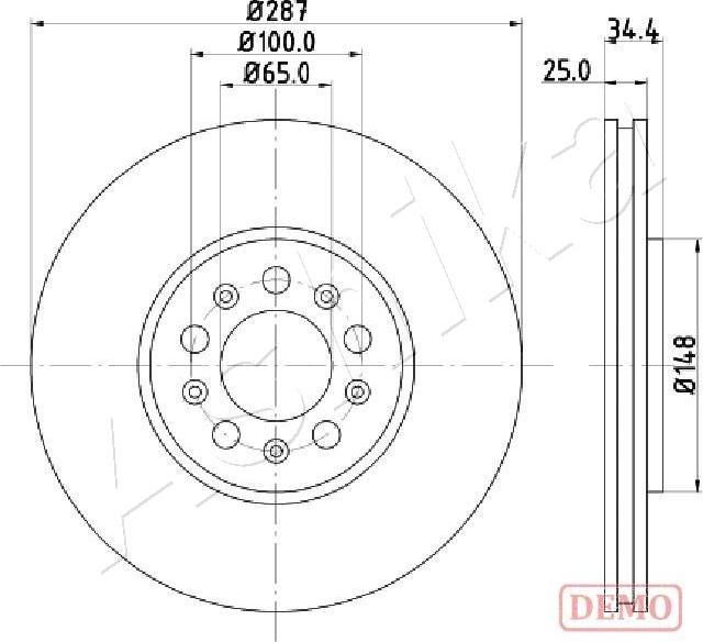 4X4 ESTANFI EST-60-00-0901C - Disque de frein cwaw.fr