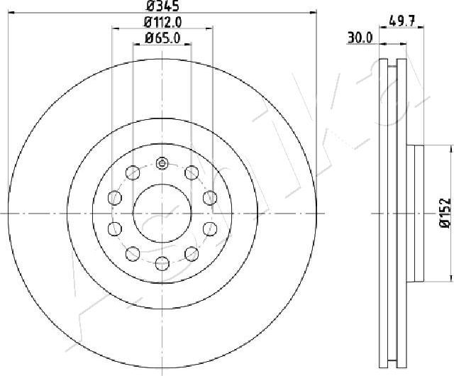 4X4 ESTANFI EST-60-00-0908 - Disque de frein cwaw.fr