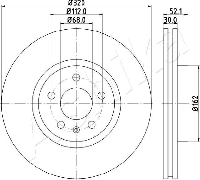 4X4 ESTANFI EST-60-00-0919 - Disque de frein cwaw.fr