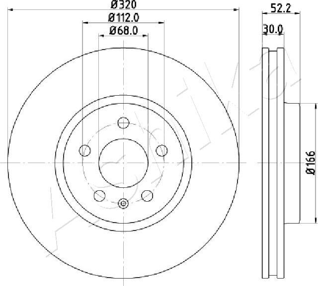 4X4 ESTANFI EST-60-00-0917 - Disque de frein cwaw.fr