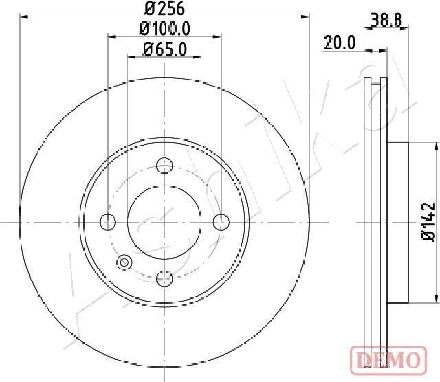 4X4 ESTANFI EST-60-00-0935C - Disque de frein cwaw.fr