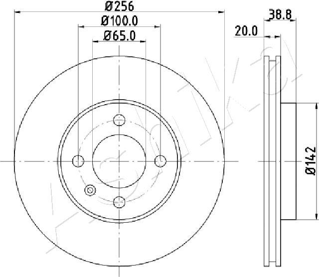 4X4 ESTANFI EST-60-00-0935 - Disque de frein cwaw.fr