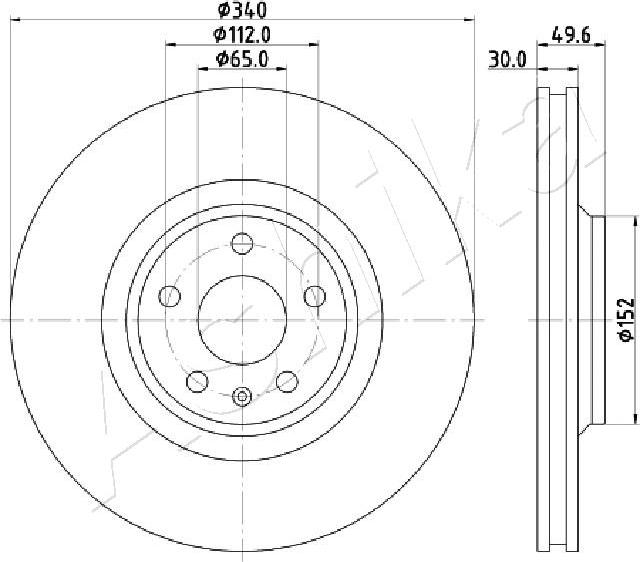 4X4 ESTANFI EST-60-00-0932 - Disque de frein cwaw.fr