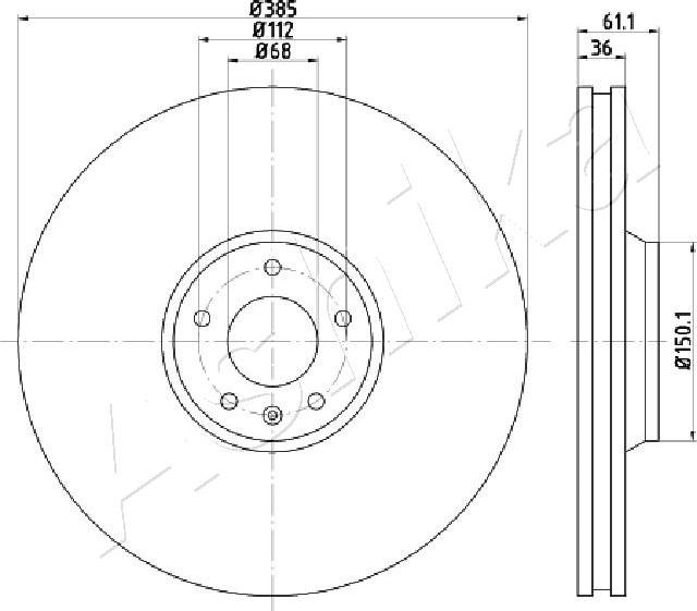 4X4 ESTANFI EST-60-00-0928 - Disque de frein cwaw.fr