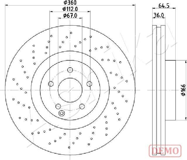 4X4 ESTANFI EST-60-00-0527C - Disque de frein cwaw.fr