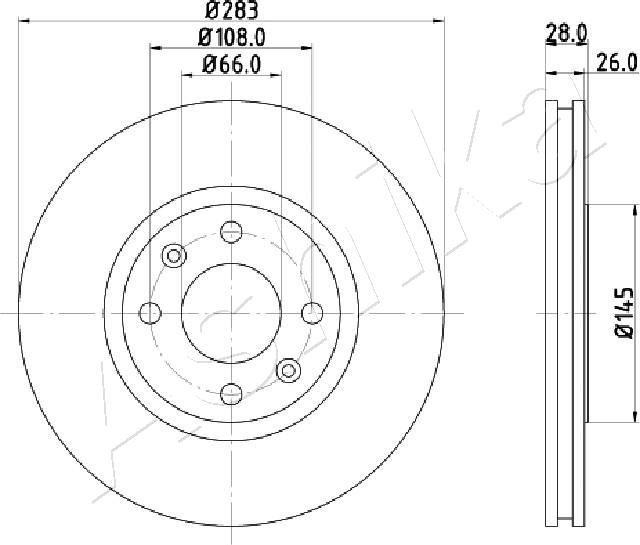 4X4 ESTANFI EST-60-00-0627 - Disque de frein cwaw.fr