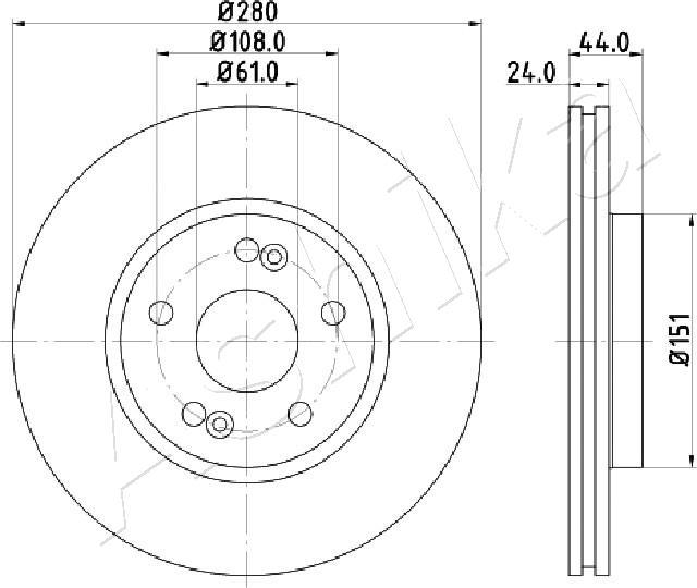 4X4 ESTANFI EST-60-00-0710 - Disque de frein cwaw.fr