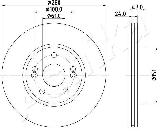 4X4 ESTANFI EST-60-00-0711 - Disque de frein cwaw.fr