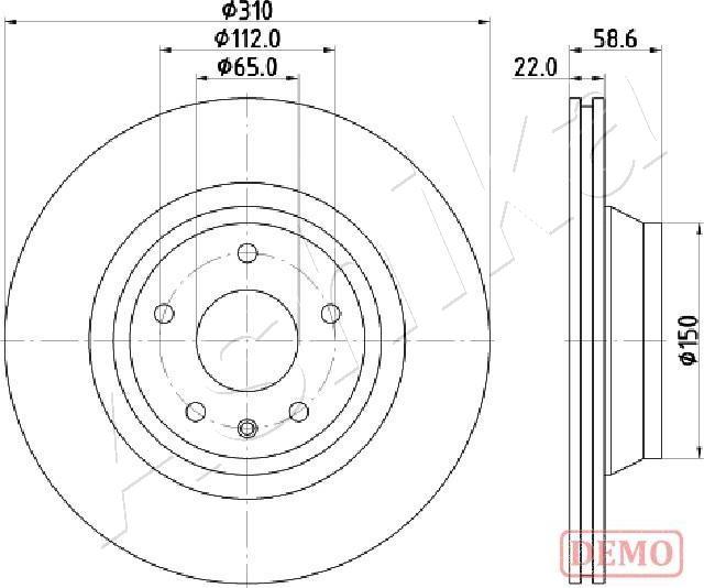 4X4 ESTANFI EST-61-00-0919C - Disque de frein cwaw.fr