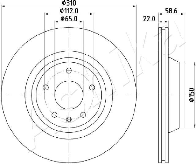 4X4 ESTANFI EST-61-00-0919 - Disque de frein cwaw.fr