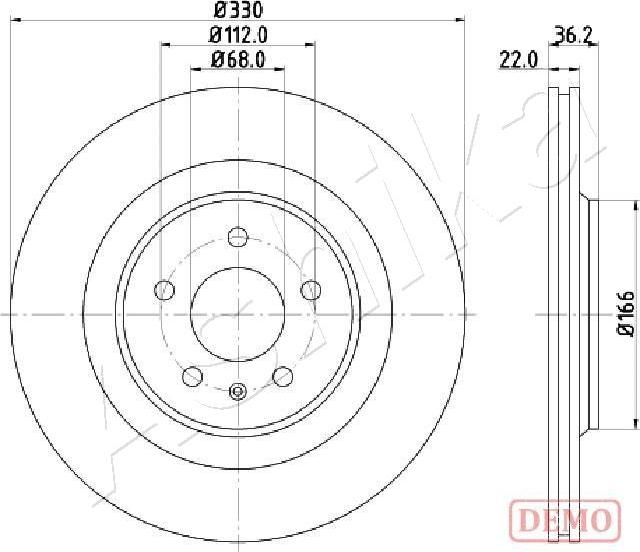 4X4 ESTANFI EST-61-00-0910C - Disque de frein cwaw.fr