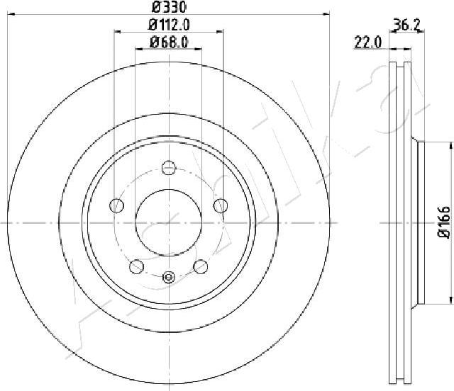 4X4 ESTANFI EST-61-00-0910 - Disque de frein cwaw.fr