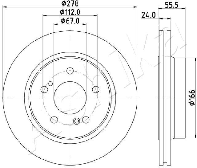 4X4 ESTANFI EST-61-00-0506 - Disque de frein cwaw.fr