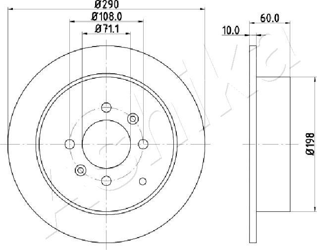 4X4 ESTANFI EST-61-00-0616 - Disque de frein cwaw.fr