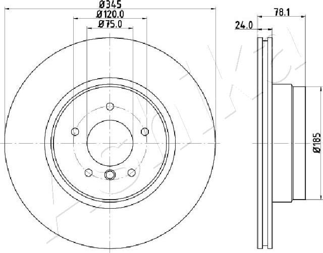 4X4 ESTANFI EST-61-00-0130 - Disque de frein cwaw.fr