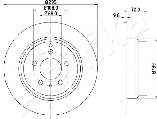 4X4 ESTANFI EST-61-00-0319 - Disque de frein cwaw.fr