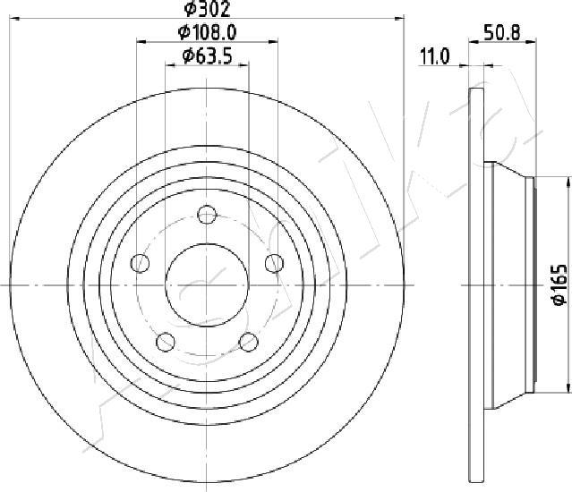 4X4 ESTANFI EST-61-00-0310 - Disque de frein cwaw.fr