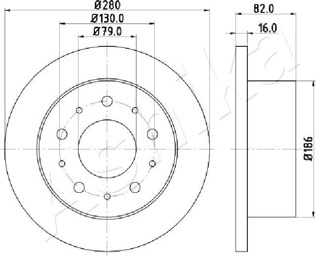 4X4 ESTANFI EST-61-00-0611 - Disque de frein cwaw.fr