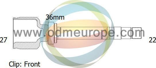 4X4 ESTANFI EST-14-146070 - Jeu de joints, arbre de transmission cwaw.fr