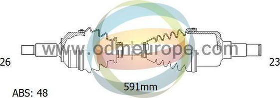 4X4 ESTANFI EST-18-091311 - Arbre de transmission cwaw.fr