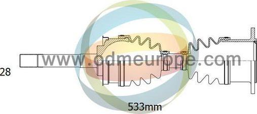 4X4 ESTANFI EST-18-082400 - Arbre de transmission cwaw.fr