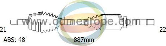 4X4 ESTANFI EST-18-162421 - Arbre de transmission cwaw.fr