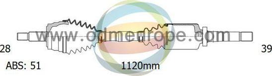 4X4 ESTANFI EST-18-292011 - Arbre de transmission cwaw.fr