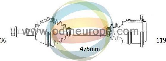 4X4 ESTANFI EST-18-215090 - Arbre de transmission cwaw.fr