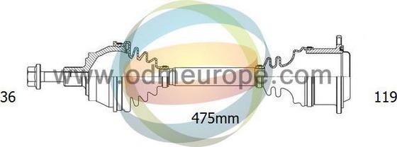 4X4 ESTANFI EST-18-211550 - Arbre de transmission cwaw.fr