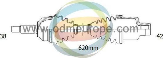 4X4 ESTANFI EST-18-211870 - Arbre de transmission cwaw.fr