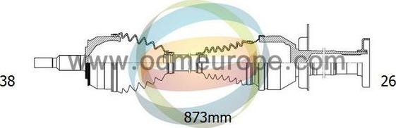 4X4 ESTANFI EST-18-212450 - Arbre de transmission cwaw.fr