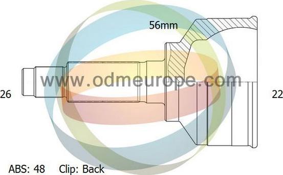 4X4 ESTANFI EST-12-090240 - Jeu de joints, arbre de transmission cwaw.fr