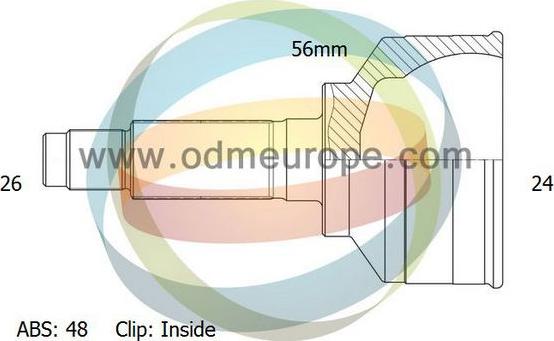 4X4 ESTANFI EST-12-090251 - Jeu de joints, arbre de transmission cwaw.fr