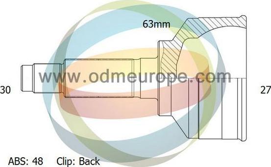 4X4 ESTANFI EST-12-090269 - Jeu de joints, arbre de transmission cwaw.fr