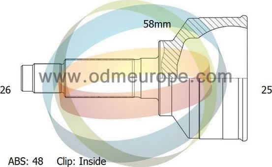 4X4 ESTANFI EST-12-090266 - Jeu de joints, arbre de transmission cwaw.fr