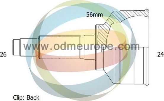 4X4 ESTANFI EST-12-090203 - Jeu de joints, arbre de transmission cwaw.fr