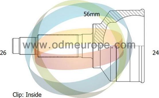 4X4 ESTANFI EST-12-090279 - Jeu de joints, arbre de transmission cwaw.fr