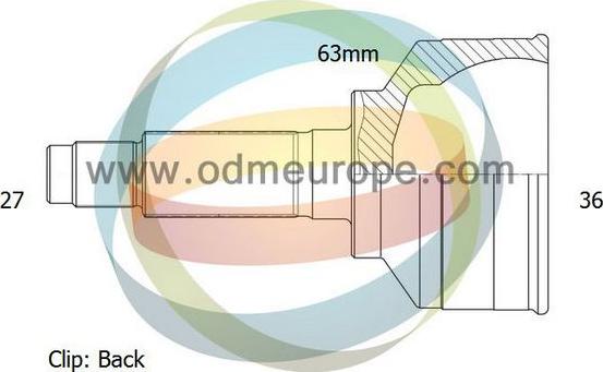 4X4 ESTANFI EST-12-011970 - Jeu de joints, arbre de transmission cwaw.fr