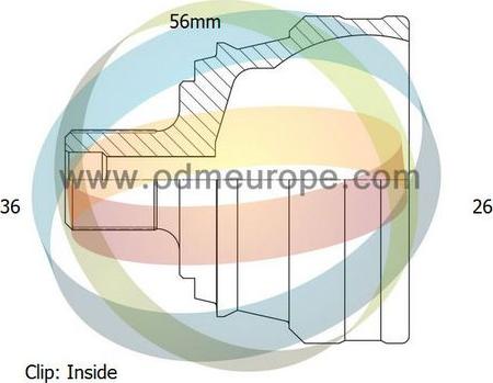 4X4 ESTANFI EST-12-011467 - Jeu de joints, arbre de transmission cwaw.fr