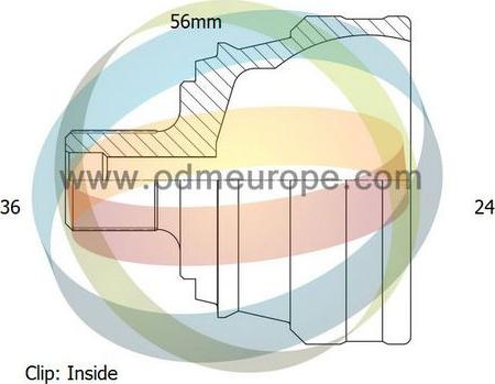 4X4 ESTANFI EST-12-011369 - Jeu de joints, arbre de transmission cwaw.fr