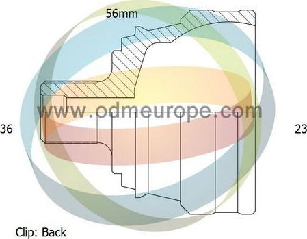 4X4 ESTANFI EST-12-011368 - Jeu de joints, arbre de transmission cwaw.fr