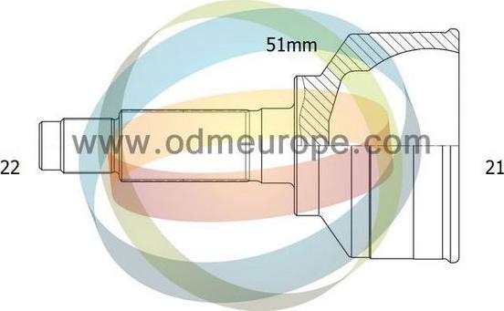 4X4 ESTANFI EST-12-351989 - Jeu de joints, arbre de transmission cwaw.fr