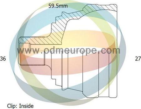 4X4 ESTANFI EST-12-211997 - Jeu de joints, arbre de transmission cwaw.fr