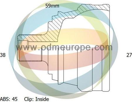 4X4 ESTANFI EST-12-211906 - Jeu de joints, arbre de transmission cwaw.fr